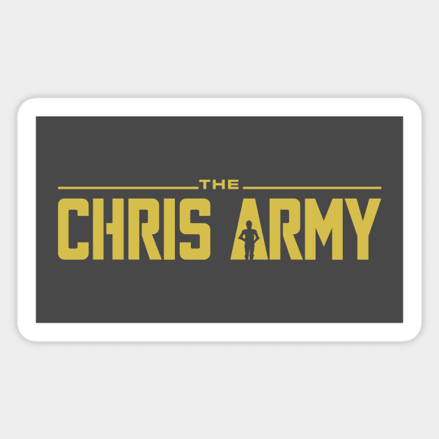 The Chris Army C3 Sticker by lonepigeon